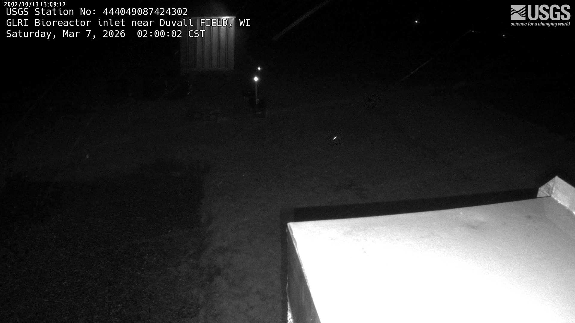 USGS HIVIS CAM GLRI Bioreactor inlet near Duvall FIELD