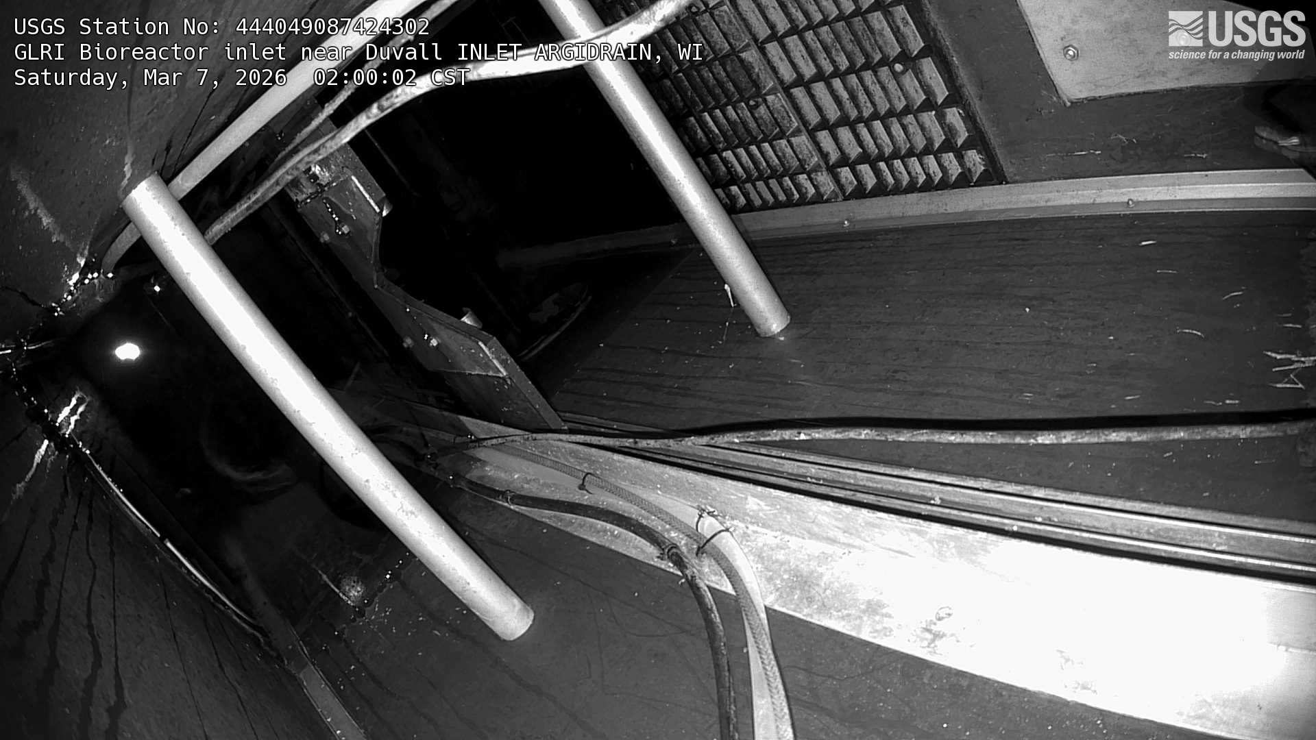 USGS HIVIS CAM GLRI Bioreactor inlet near Duvall INLET ARGIDRAIN