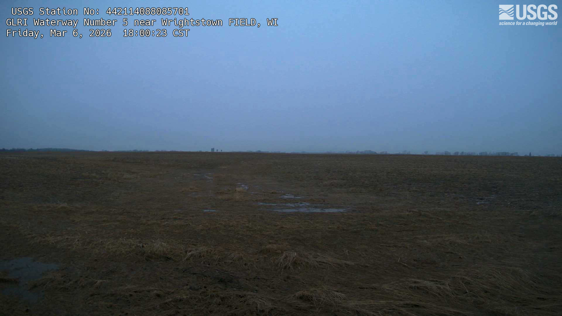 USGS HIVIS CAM GLRI Waterway Number 5 near Wrightstown FIELD