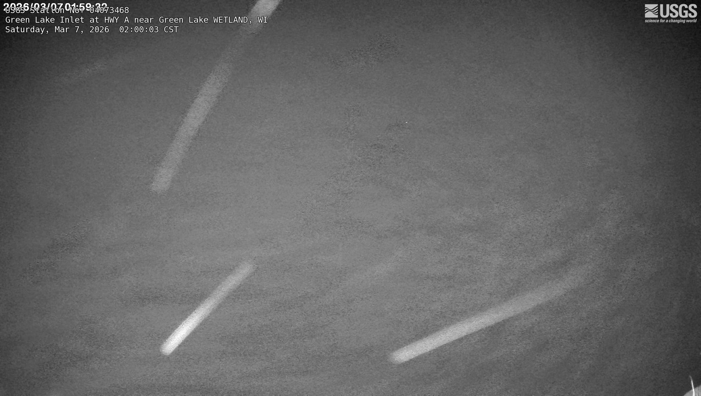 USGS HIVIS CAM Green Lake Inlet at HWY A near Green Lake WETLAND