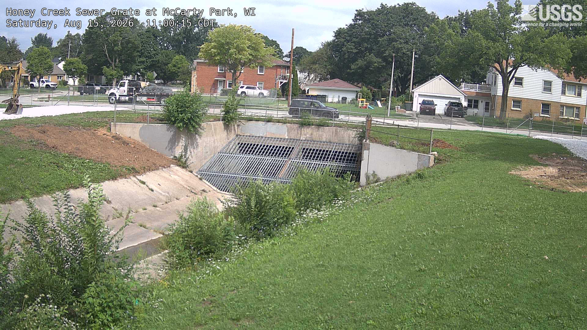 Most recent image at Honey Creek Sewer Grate at McCarty Park
