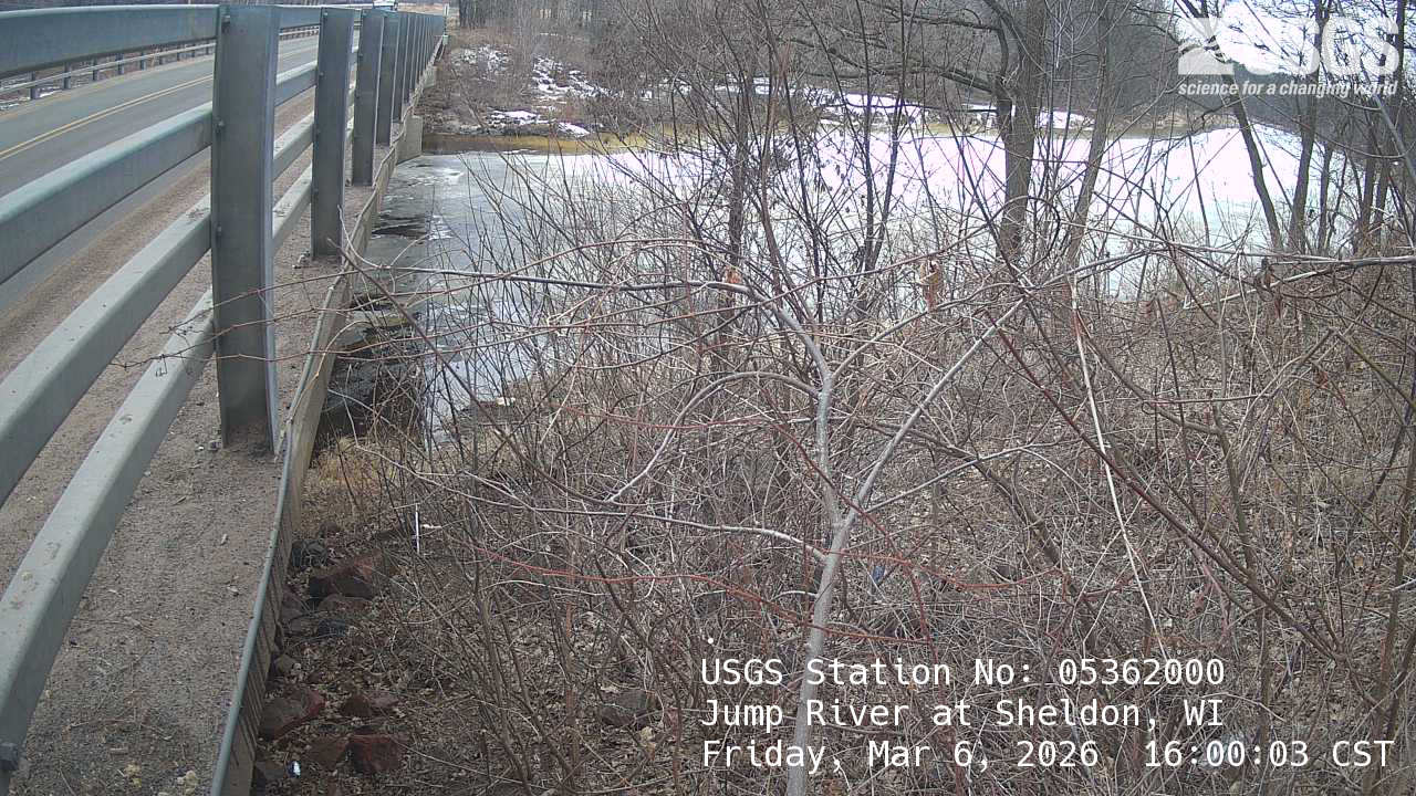 USGS HIVIS CAM Jump River at Sheldon