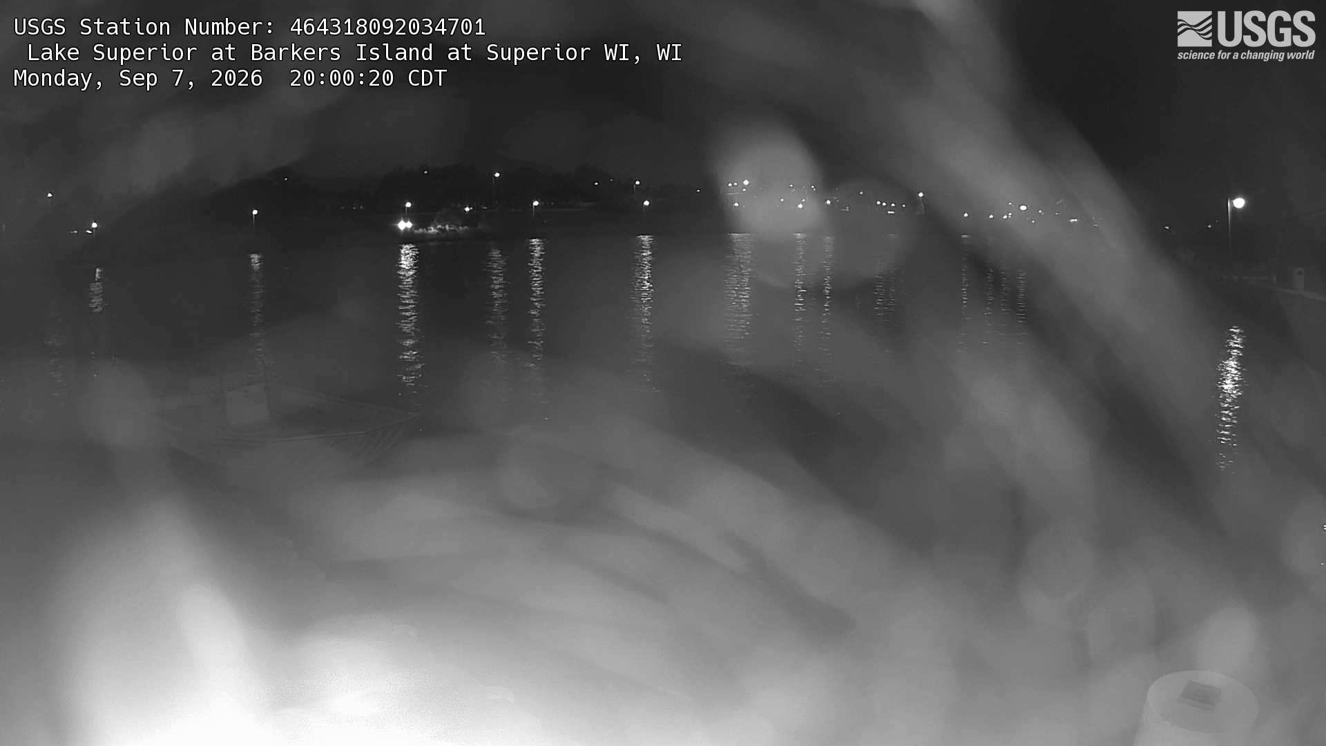 Most recent image at Lake Superior at Barkers Island at Superior WI