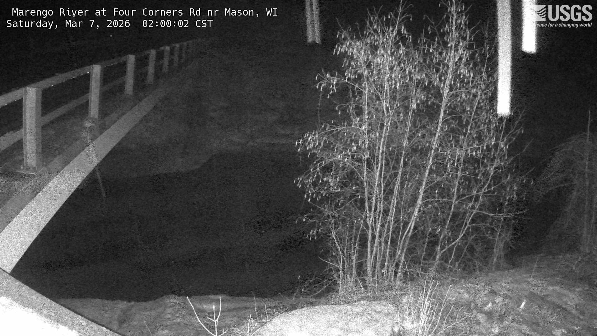 USGS HIVIS CAM Marengo River at Four Corners Rd nr Mason