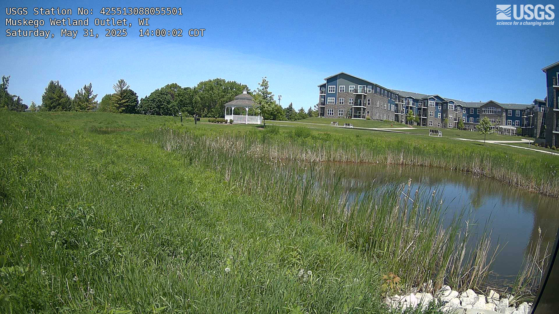 USGS HIVIS CAM Muskego Wetland Outlet