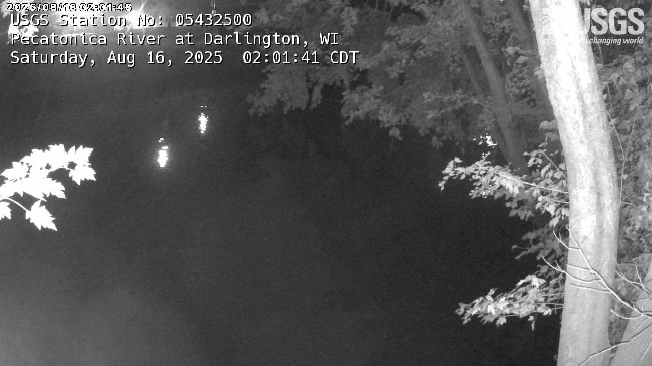 USGS HIVIS CAM Pecatonica River at Darlington