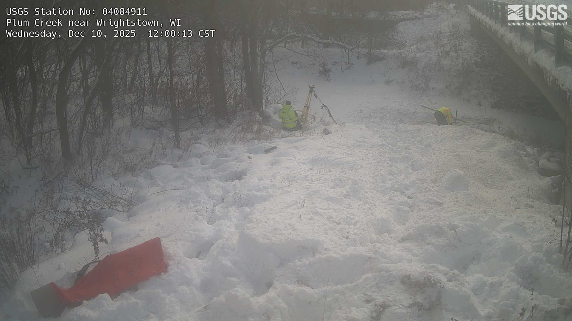 USGS HIVIS CAM Plum Creek near Wrightstown