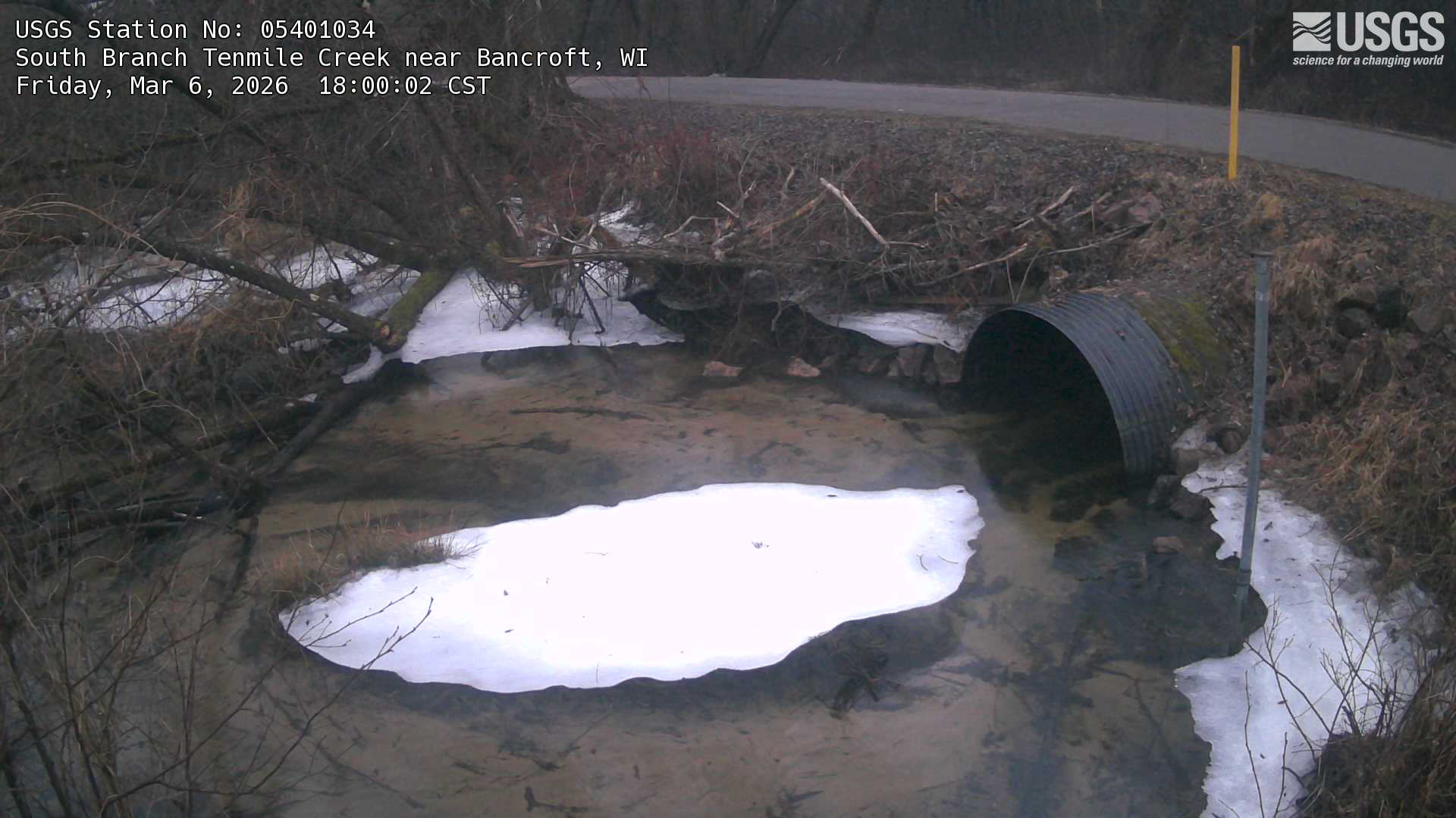USGS HIVIS CAM South Branch Tenmile Creek near Bancroft