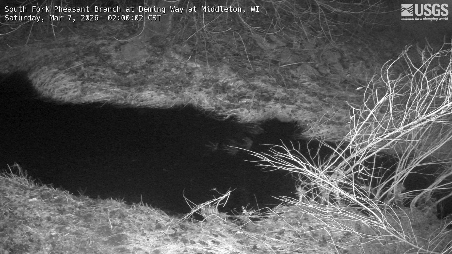 USGS HIVIS CAM South Fork Pheasant Branch at Deming Way at Middleton