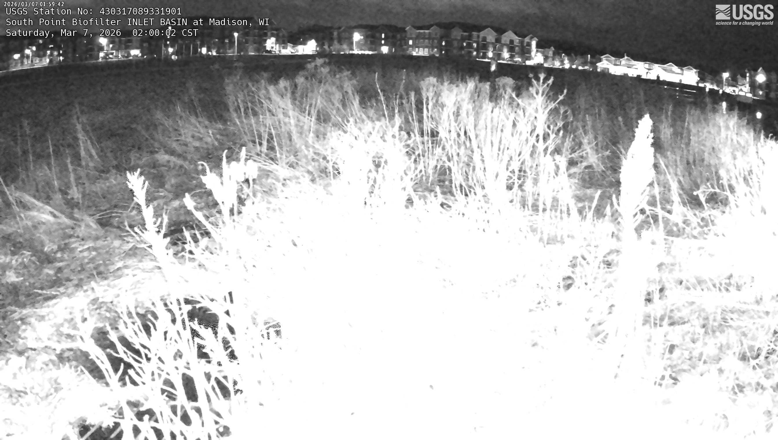 USGS HIVIS CAM South Point Biofilter INLET BASIN at Madison