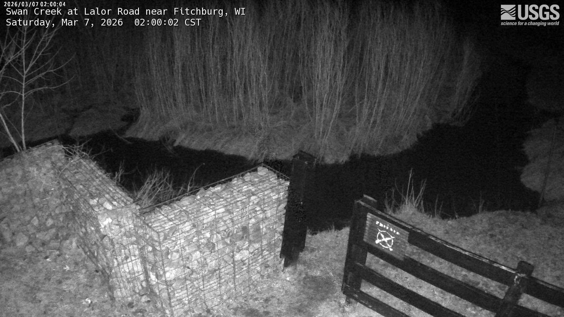 USGS HIVIS CAM Swan Creek at Lalor Road near Fitchburg