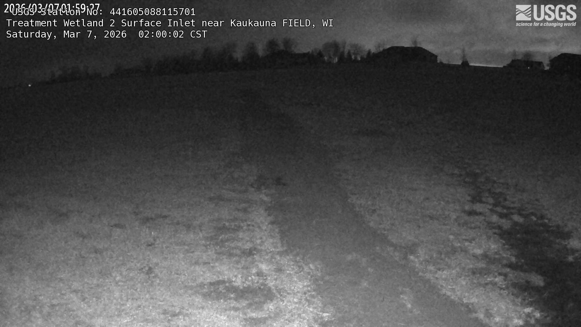 USGS HIVIS CAM Treatment Wetland 2 Surface Inlet near Kaukauna FIELD